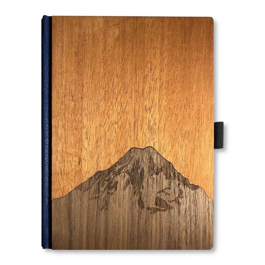 HandcraftedWood Journal / Planner (Mt. Rainier Inlay in Walnut & Mahogany) - Image 2