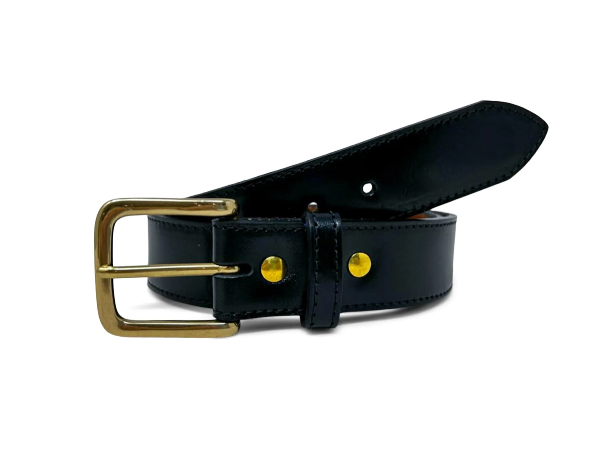 Handmade Leather Belt | Horse Butt | Black - Image 2