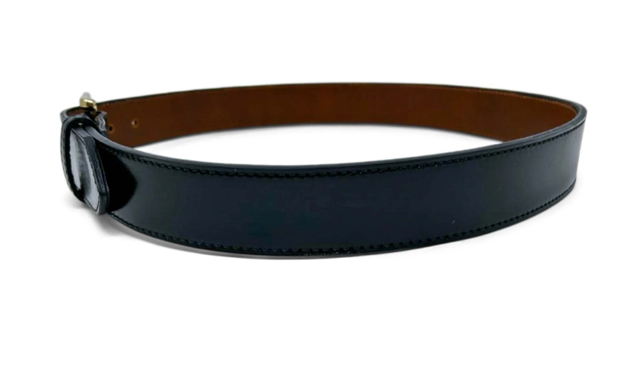 Handmade Leather Belt | Horse Butt | Black - Image 7