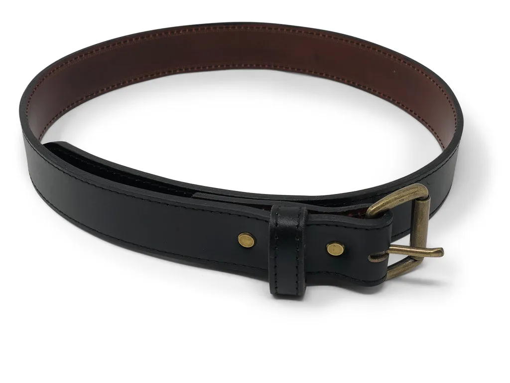 Handmade Leather Belt | Horween Chromexcel | Black - Image 3