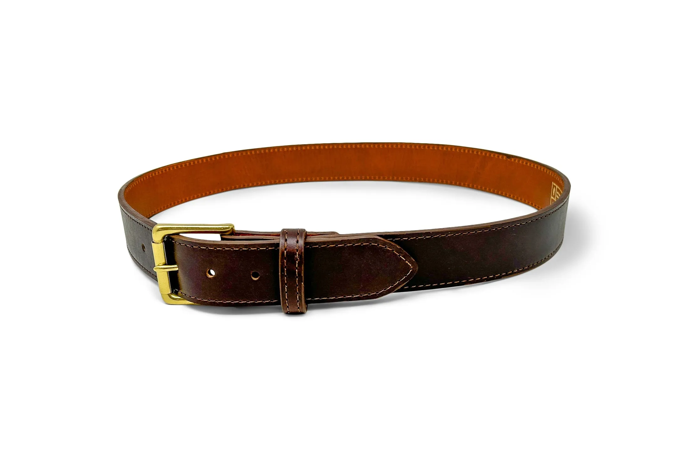 Handmade Leather Belt | Horween Chromexcel | Brown - Image 3