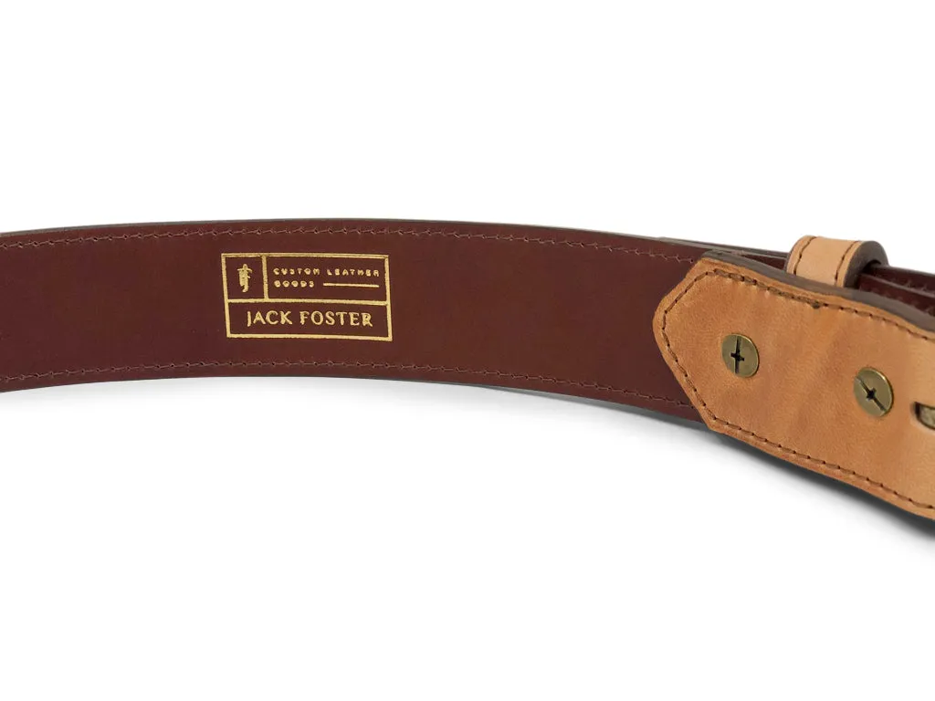 Handmade Leather Belt | Horween Horserump | Natural - Image 4