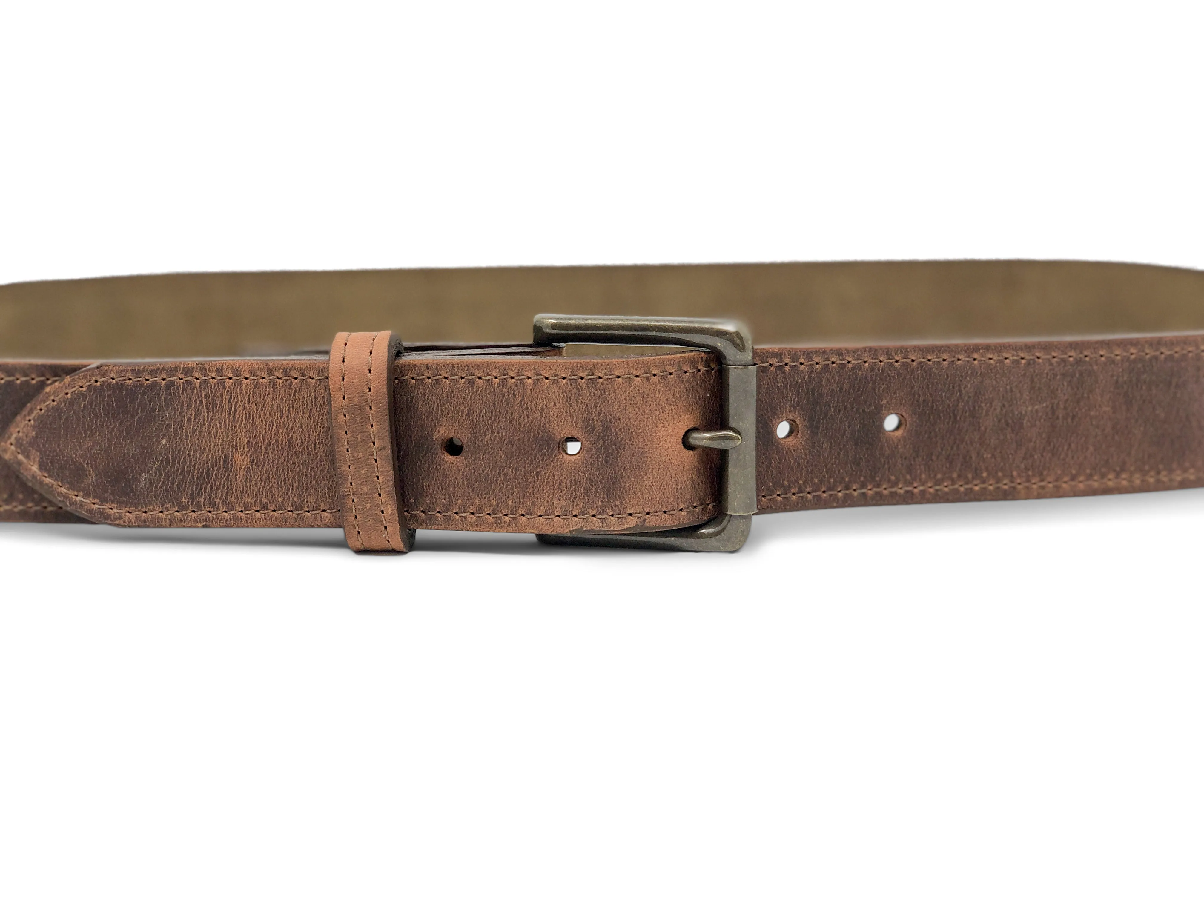 Handmade Leather Belt | Red Wing Copper Rough and Tough - Image 4