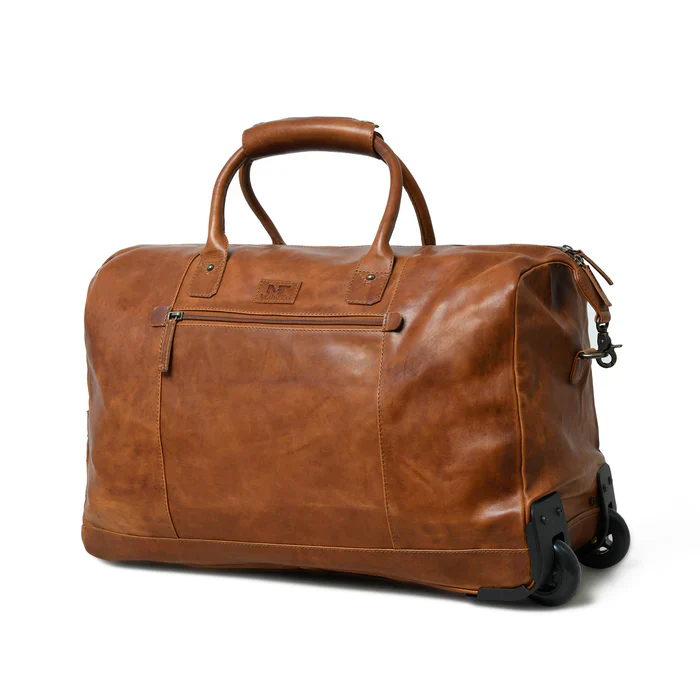 Harbor Leather Trolly Carry-On - Image 4