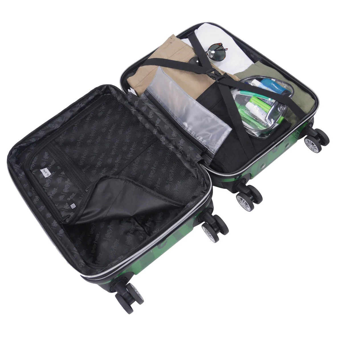 Harry Potter Slytherin 22" Carry-on Spinner Suitcase Luggage - Image 5