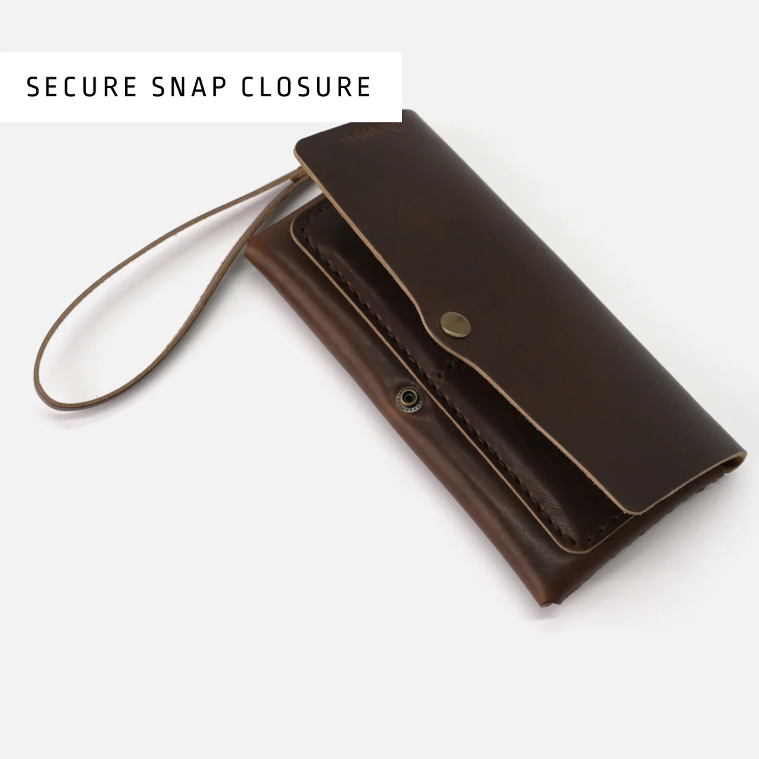 Helena Clutch – Handcrafted Full-Grain Horween Leather Wallet - Image 9