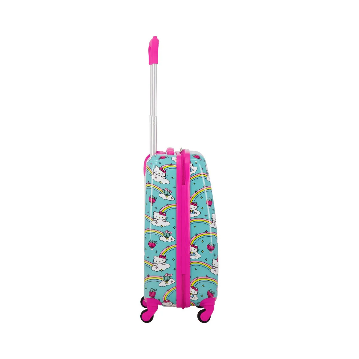 Hello Kitty Rainbows Kids 21" Sky Blue Carry-on Luggage - Image 4
