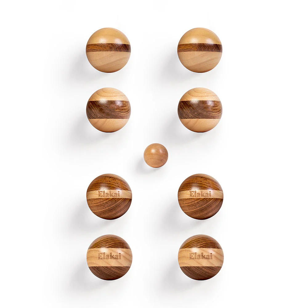 Hevea Wood 72mm Travel Bocce Set - Image 3