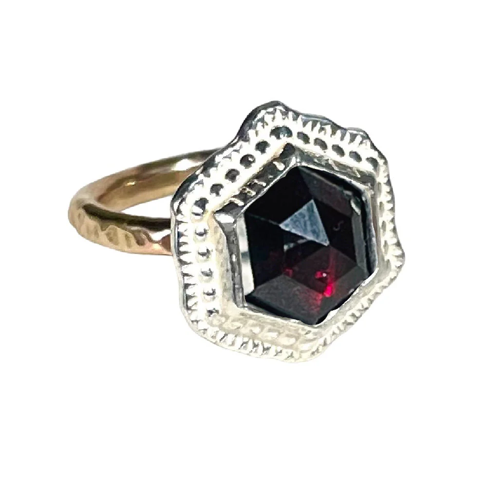 Hex Gemstone Ring - Image 10
