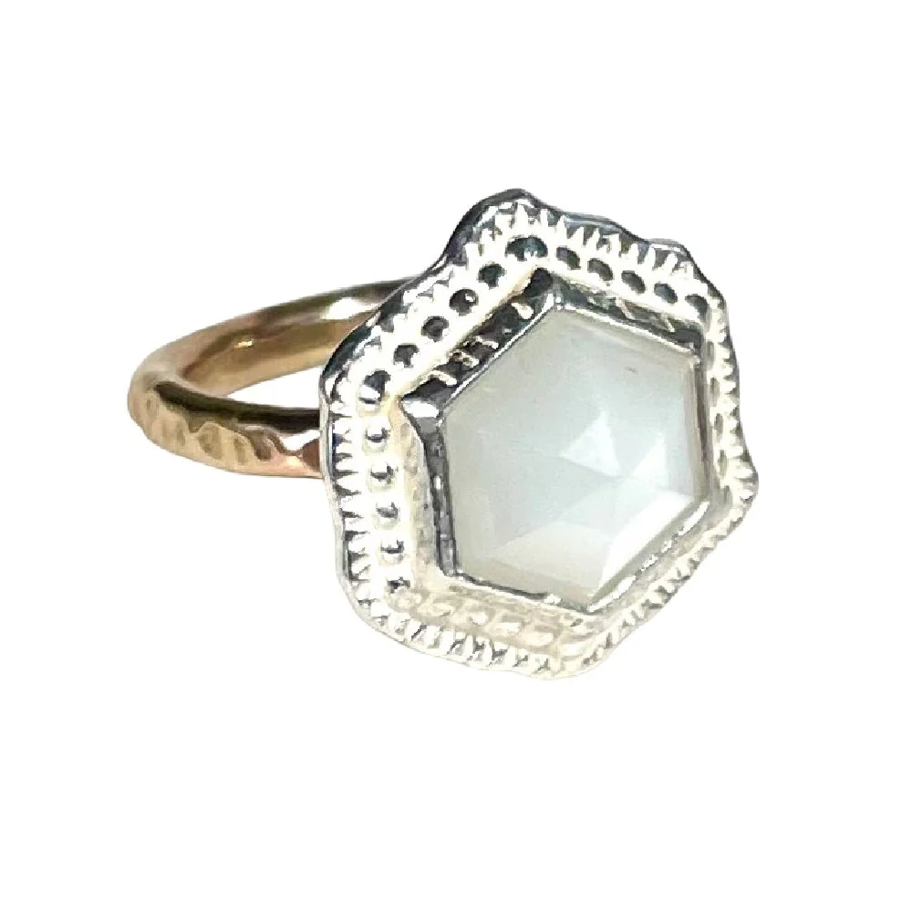 Hex Gemstone Ring - Image 11