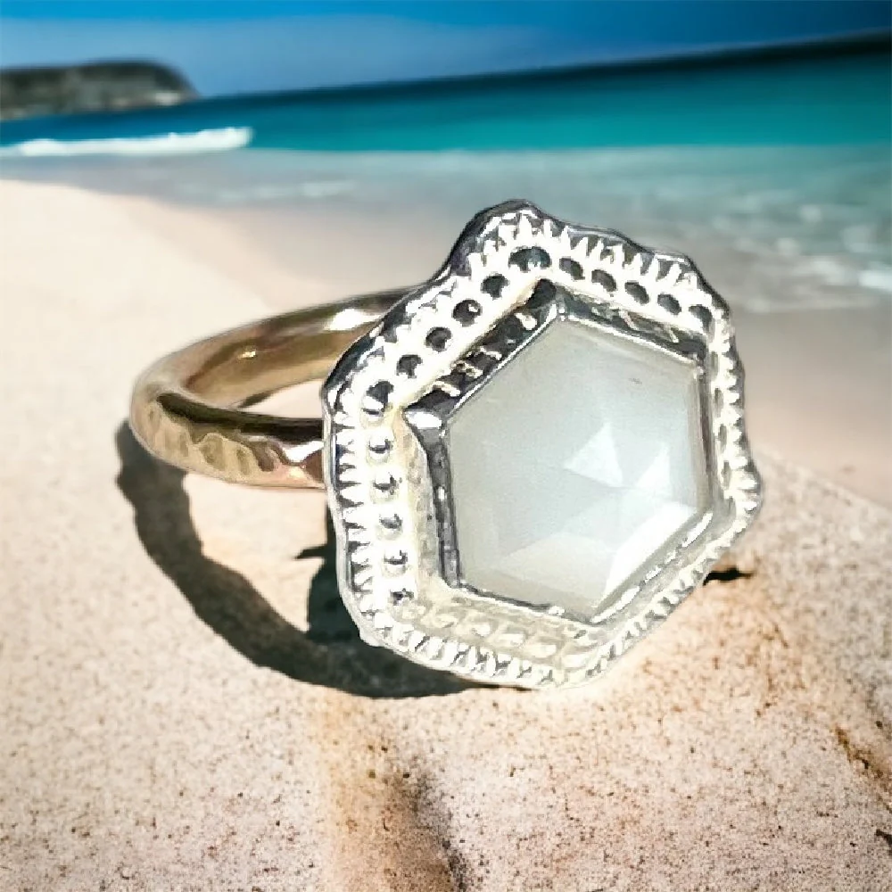 Hex Gemstone Ring - Image 12