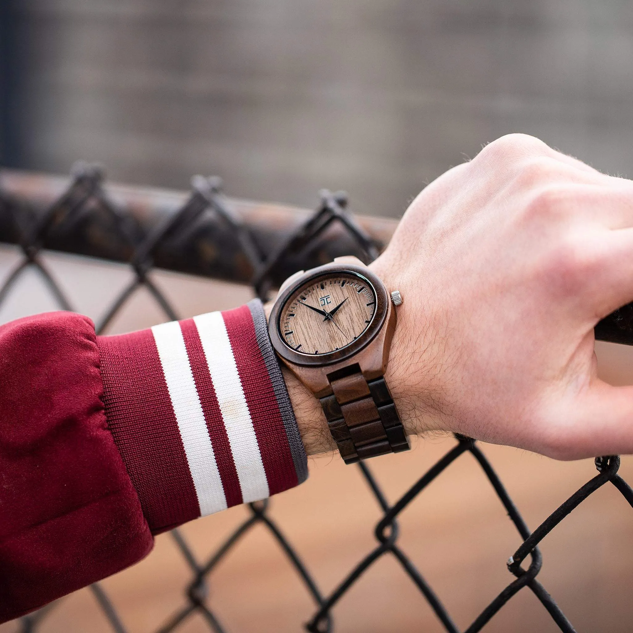 Men's Hex Watch | Walnut & Dark Sandalwood - Image 2