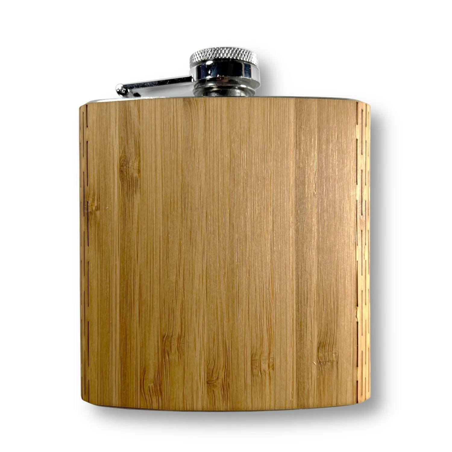 High Quality 6 oz. Wooden Hip Flask - Hand Crafted from Local Wood - Image 5