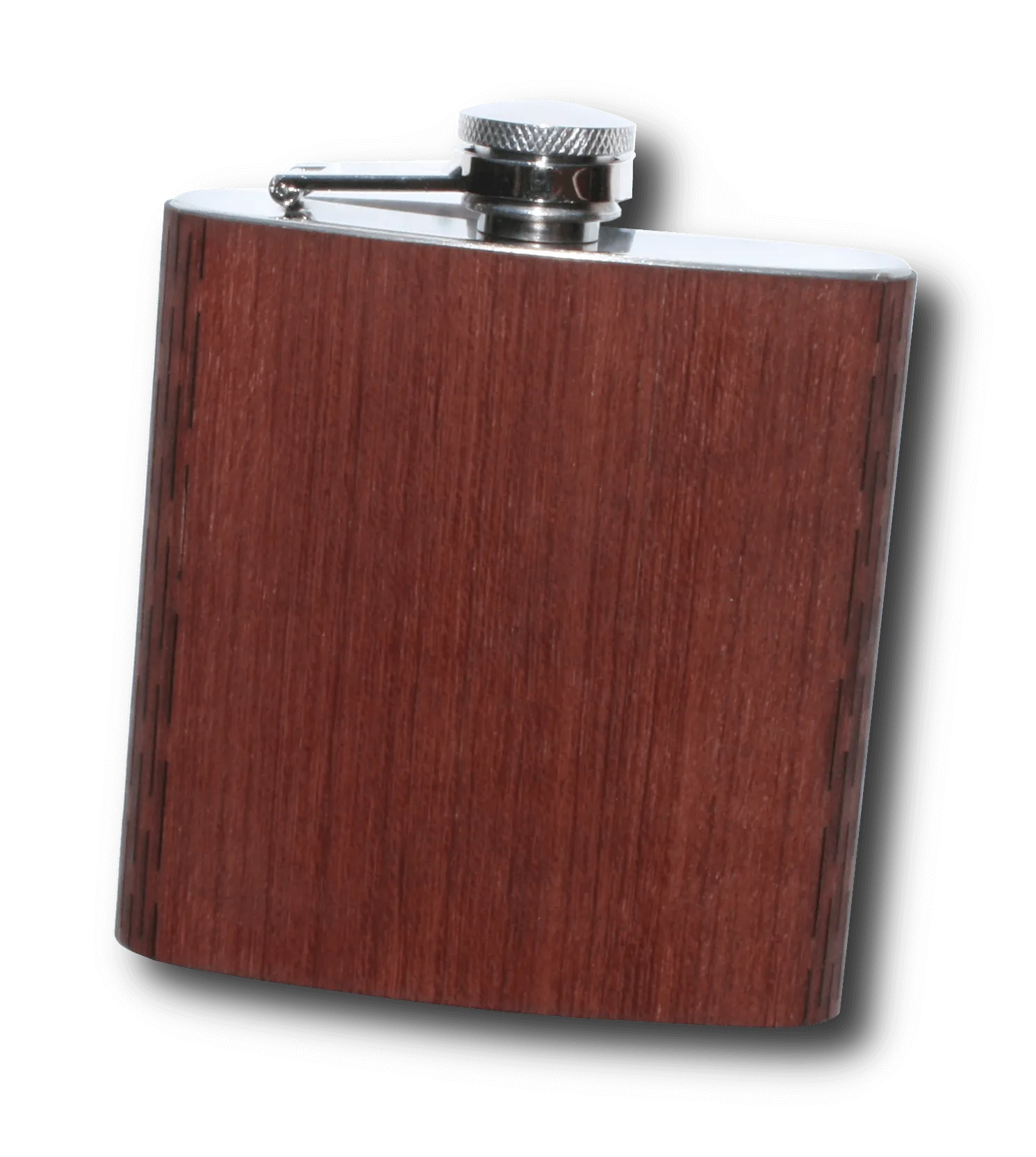 High Quality 6 oz. Wooden Hip Flask - Hand Crafted from Local Wood - Image 6