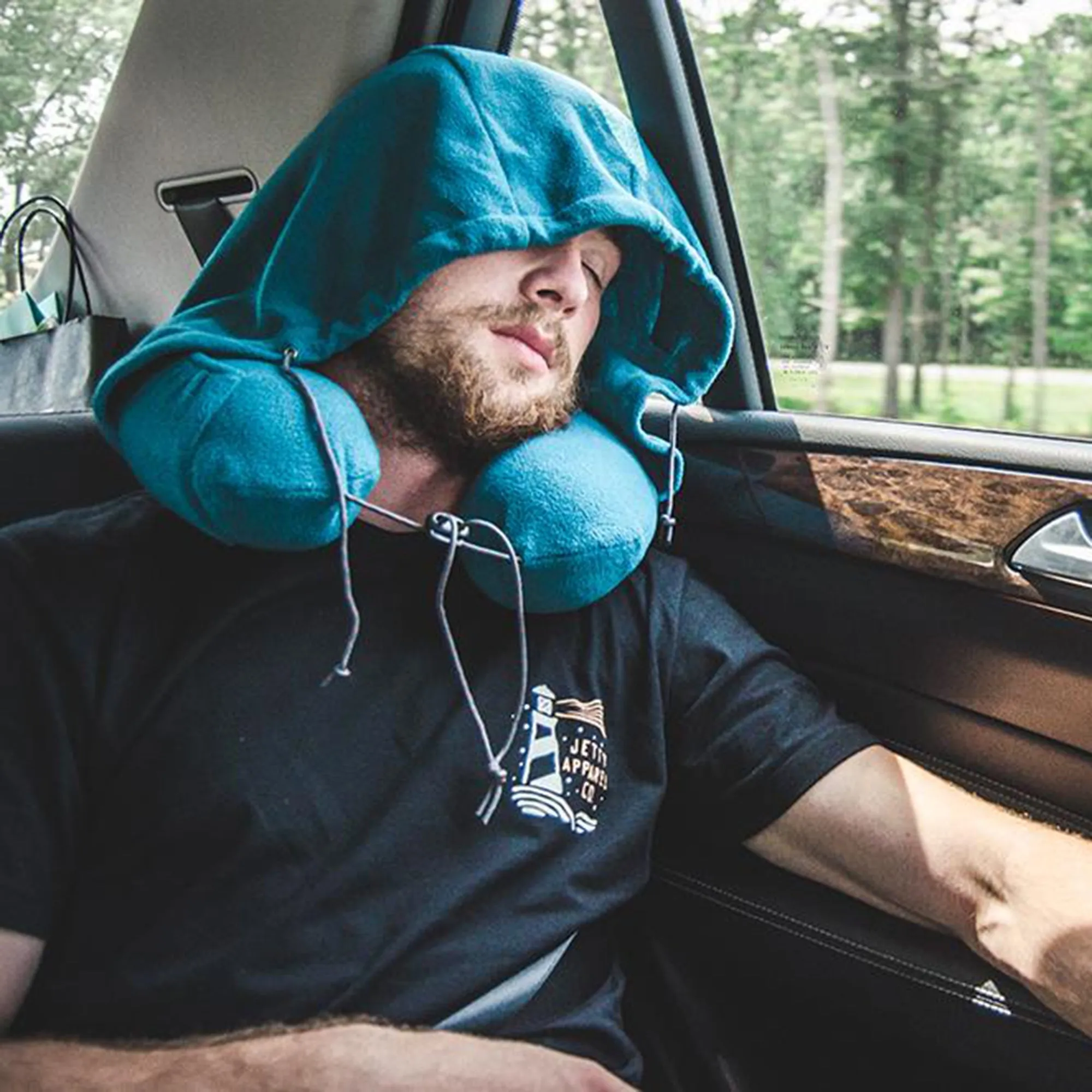 Hooded Travel Neck Pillow - Image 11