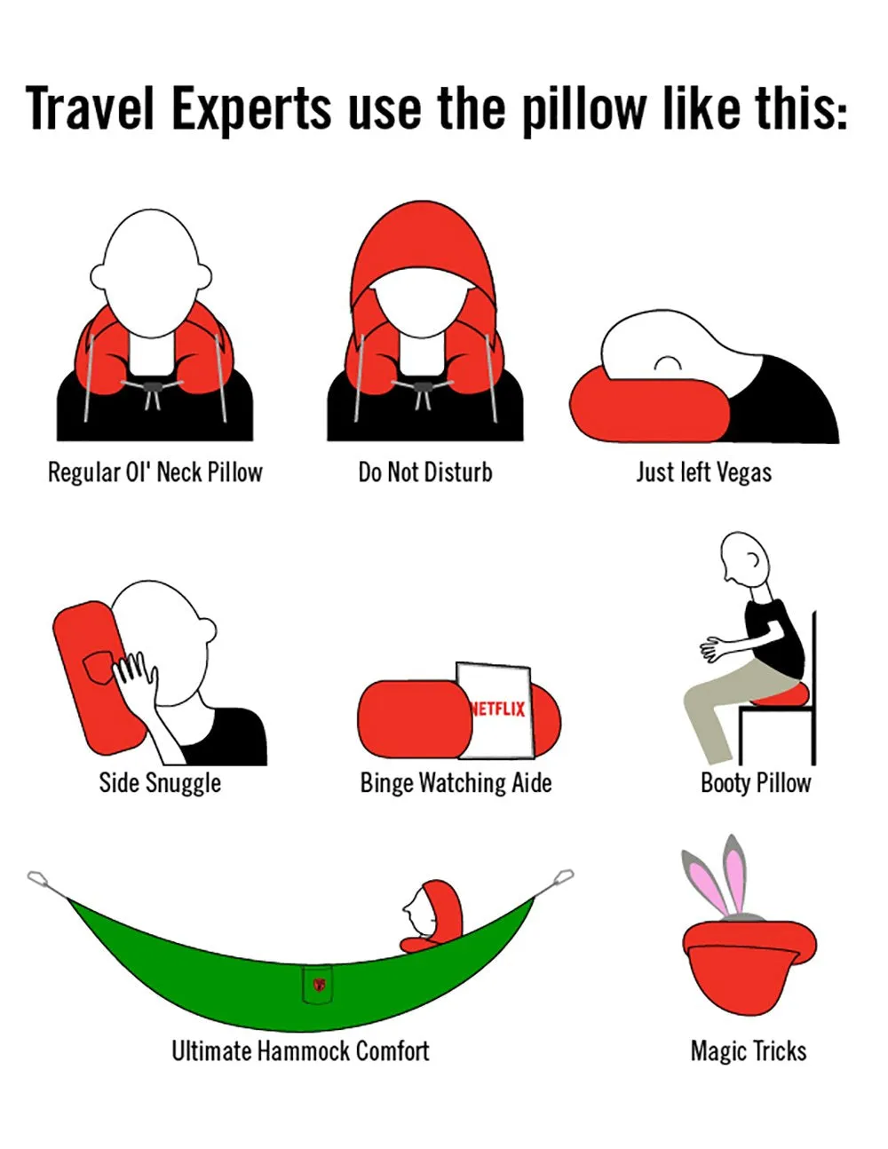 Hooded Travel Neck Pillow - Image 8