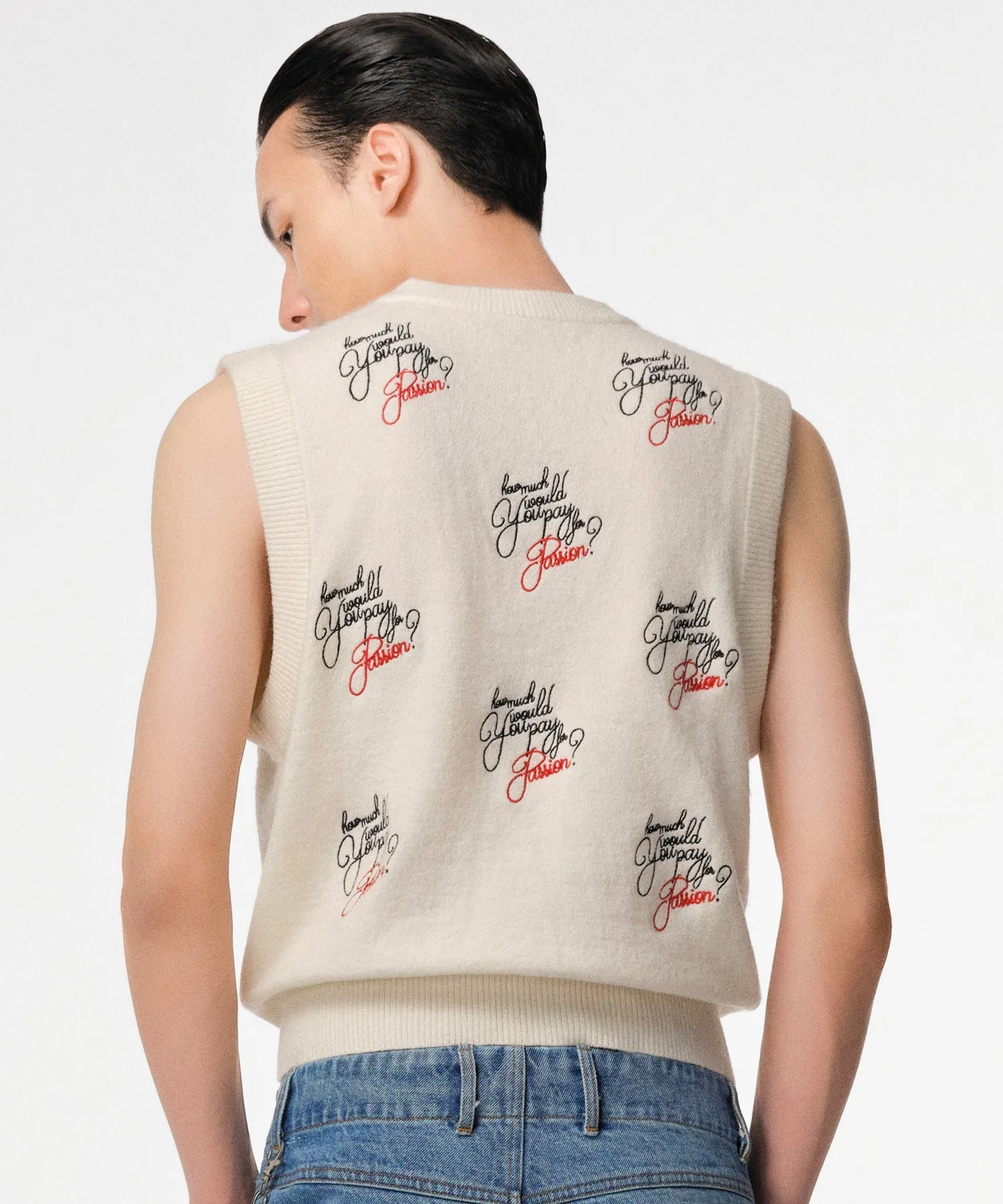"How much would you pay for passion?" Sweater Vest - Image 4