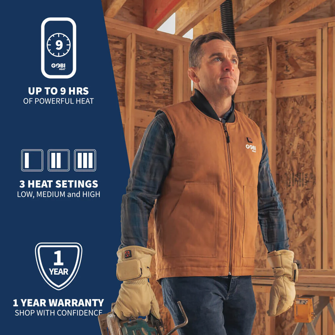Ibex Mens Heated Workwear Vest - Image 8