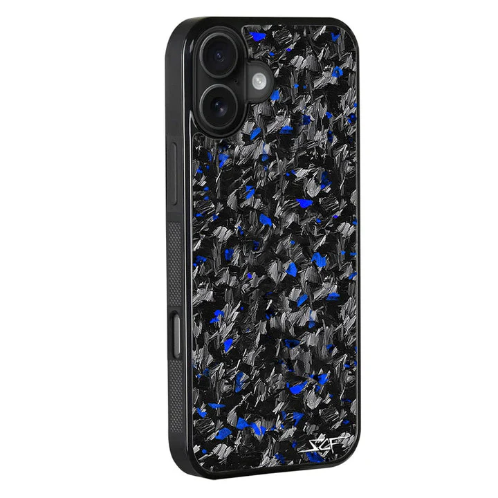 iPhone 15 Pro Max Real Blue Flake Forged Carbon Fiber Phone Case | CLASSIC Series - Image 6