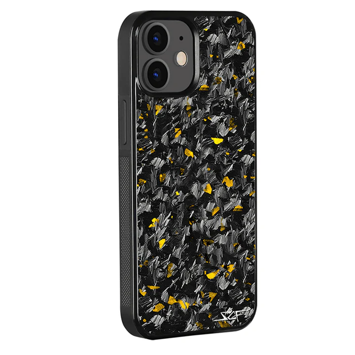 iPhone 15 Pro Max Real Gold Flake Forged Carbon Fiber Phone Case | CLASSIC Series - Image 10