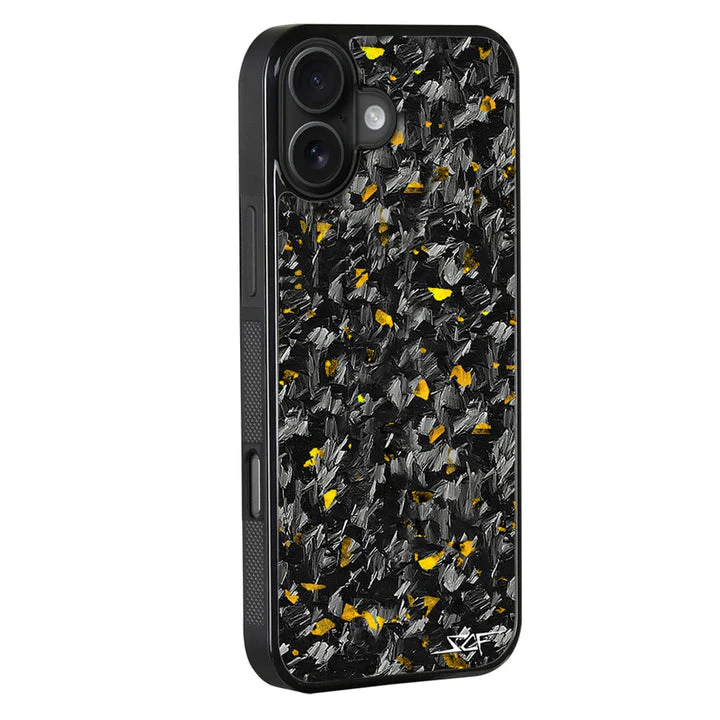 iPhone 15 Pro Max Real Gold Flake Forged Carbon Fiber Phone Case | CLASSIC Series - Image 6