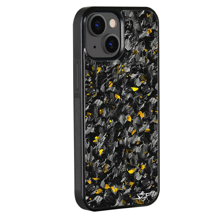 iPhone 15 Pro Max Real Gold Flake Forged Carbon Fiber Phone Case | CLASSIC Series - Image 7