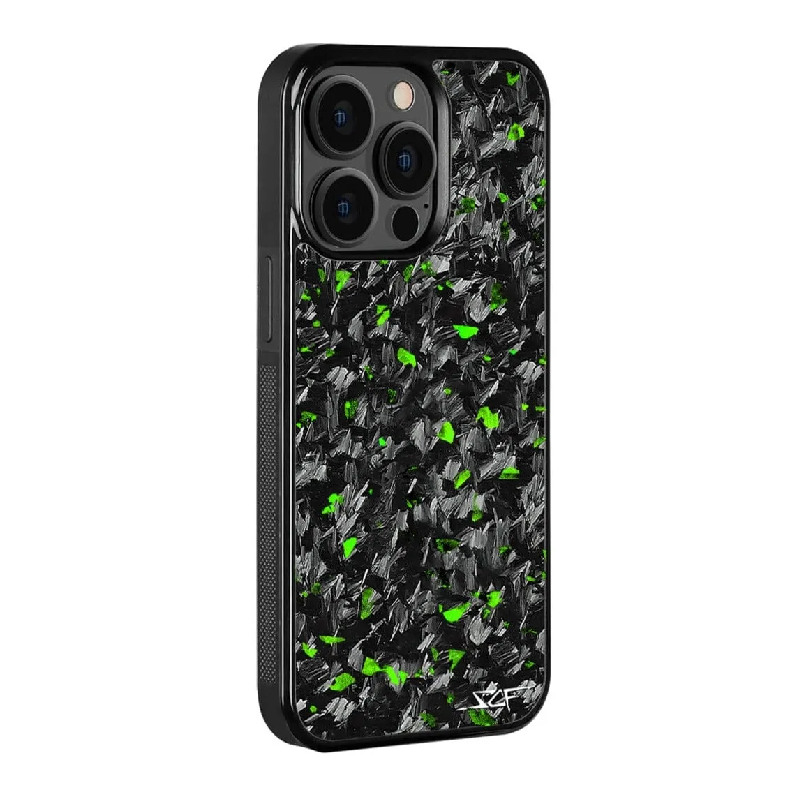 iPhone 15 Pro Max Real Green Flake Forged Carbon Fiber Phone Case | CLASSIC Series - Image 2