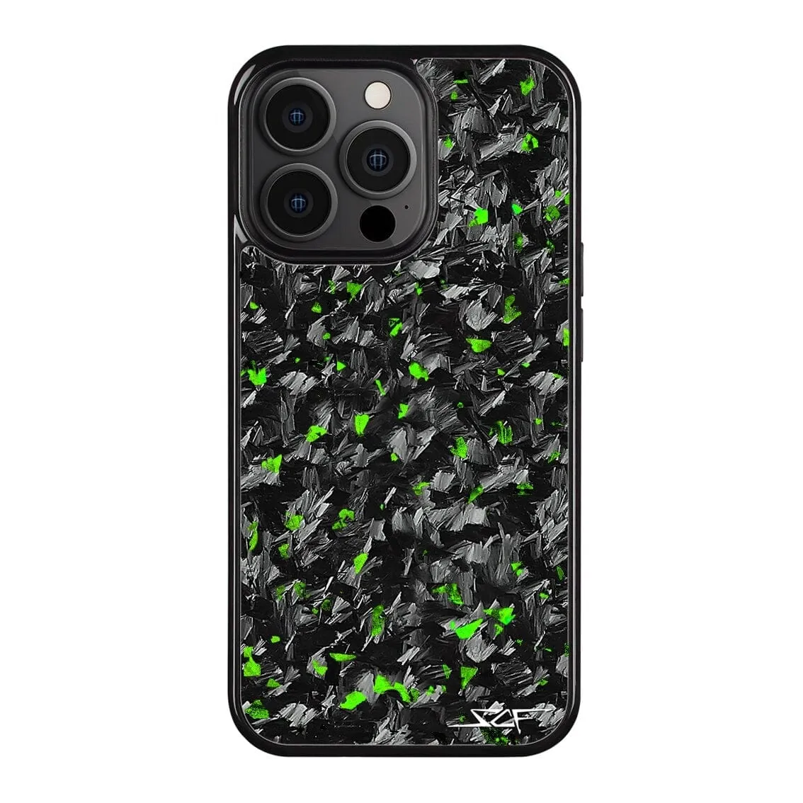 iPhone 15 Pro Max Real Green Flake Forged Carbon Fiber Phone Case | CLASSIC Series - Image 3
