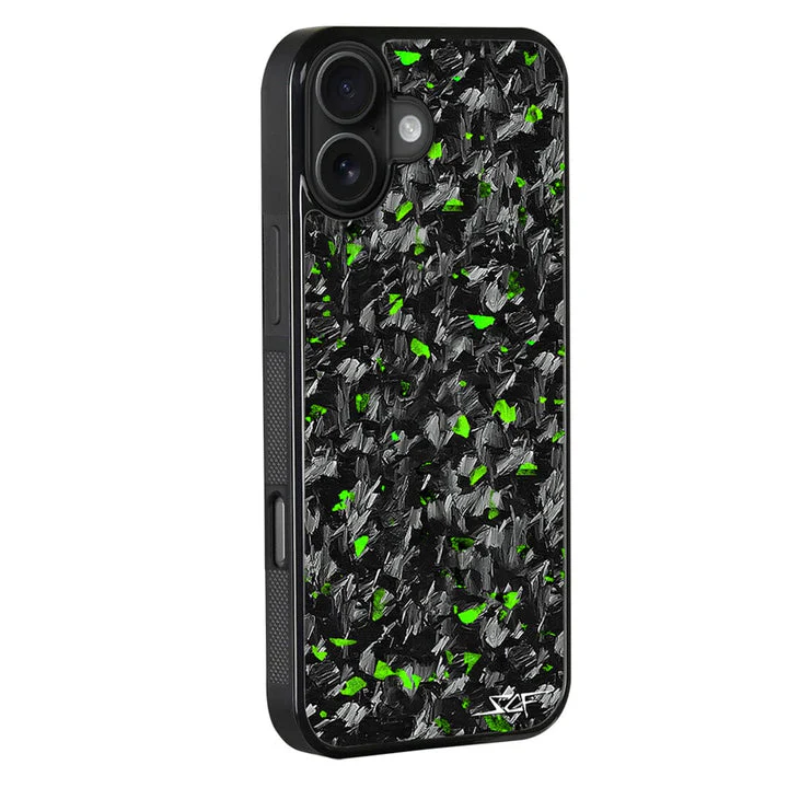 iPhone 15 Pro Max Real Green Flake Forged Carbon Fiber Phone Case | CLASSIC Series - Image 5