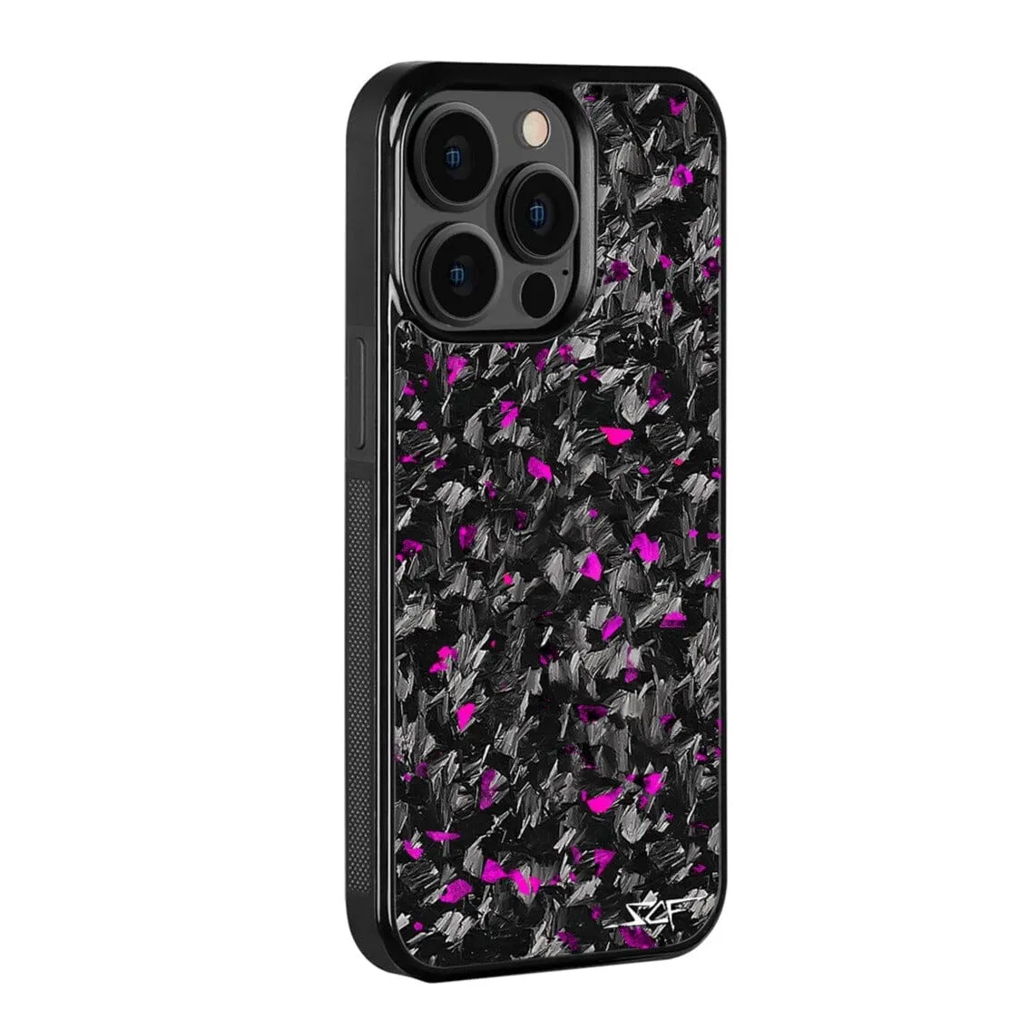 iPhone 15 Pro Max Real Purple Flake Forged Carbon Fiber Phone Case | CLASSIC Series - Image 2