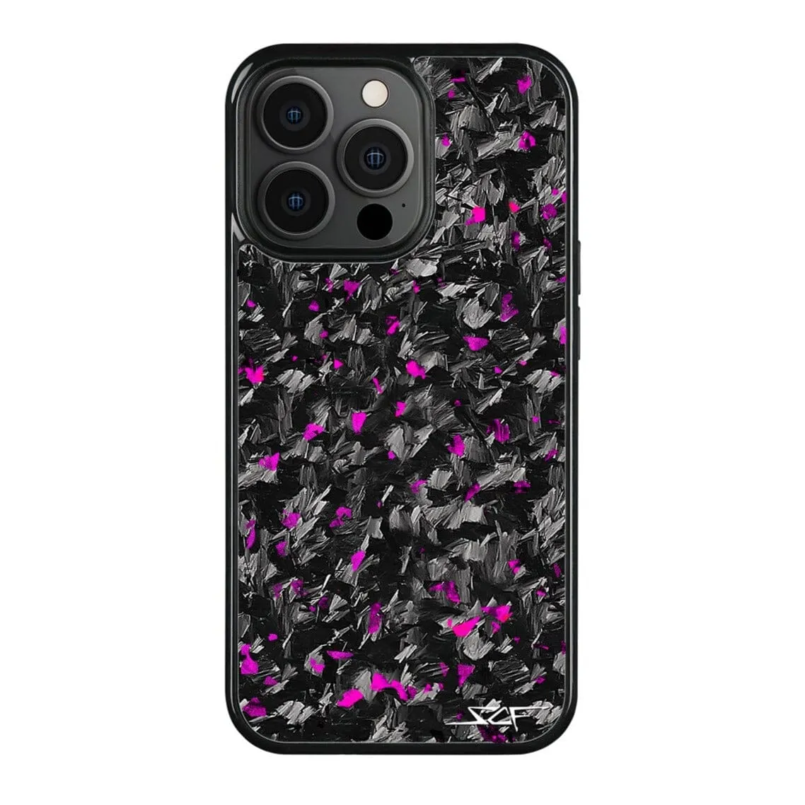 iPhone 15 Pro Max Real Purple Flake Forged Carbon Fiber Phone Case | CLASSIC Series - Image 3