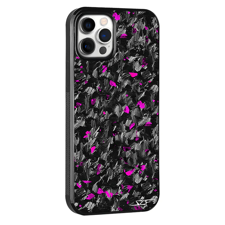 iPhone 15 Pro Max Real Purple Flake Forged Carbon Fiber Phone Case | CLASSIC Series - Image 7