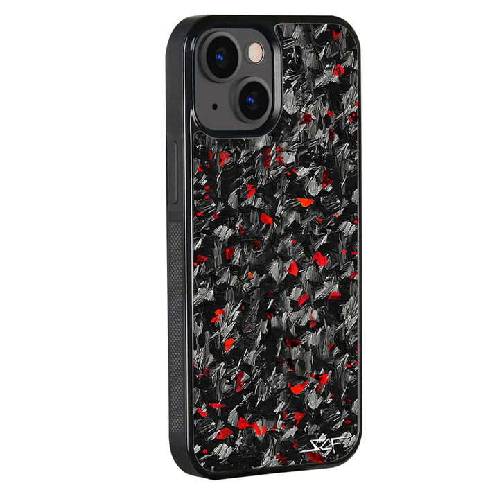 iPhone 15 Pro Max Real Red Flake Forged Carbon Fiber Phone Case | CLASSIC Series - Image 18