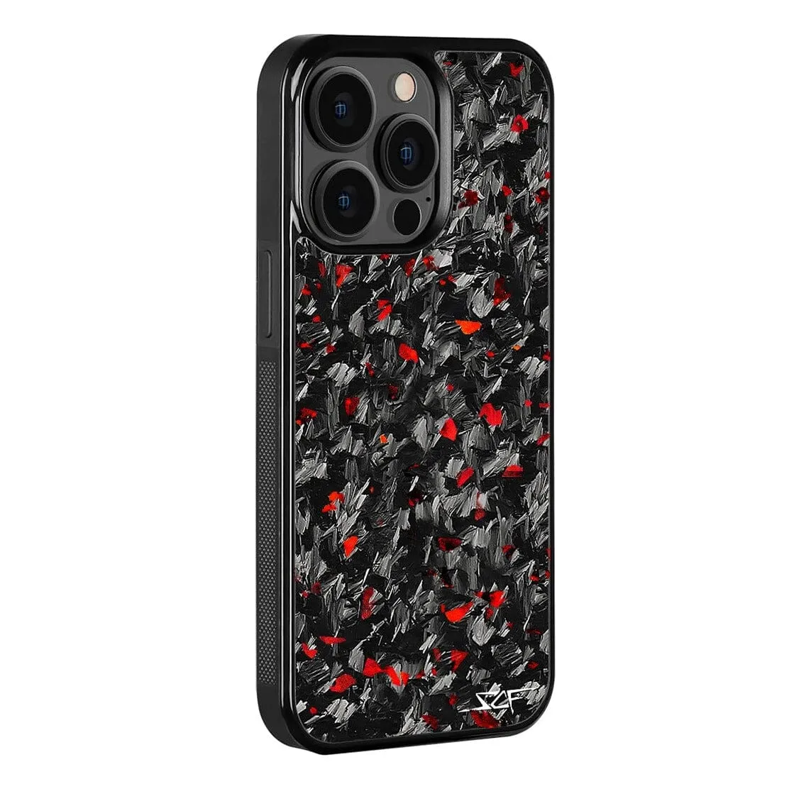 iPhone 15 Pro Max Real Red Flake Forged Carbon Fiber Phone Case | CLASSIC Series - Image 2