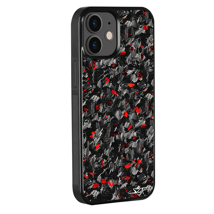 iPhone 15 Pro Max Real Red Flake Forged Carbon Fiber Phone Case | CLASSIC Series - Image 22