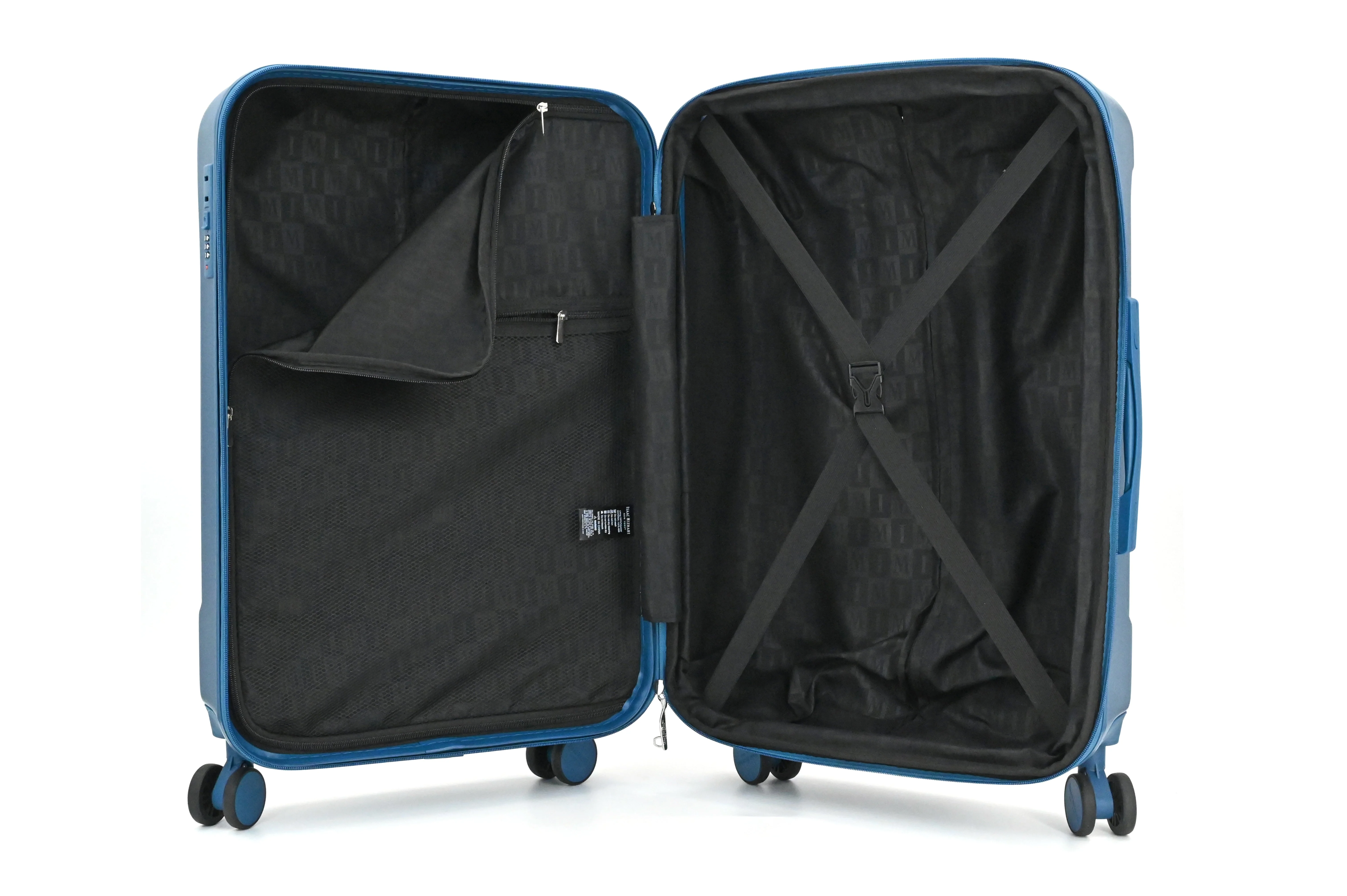 LUNA Expandable 3-Piece Spinner Luggage Set with Lock - Image 2