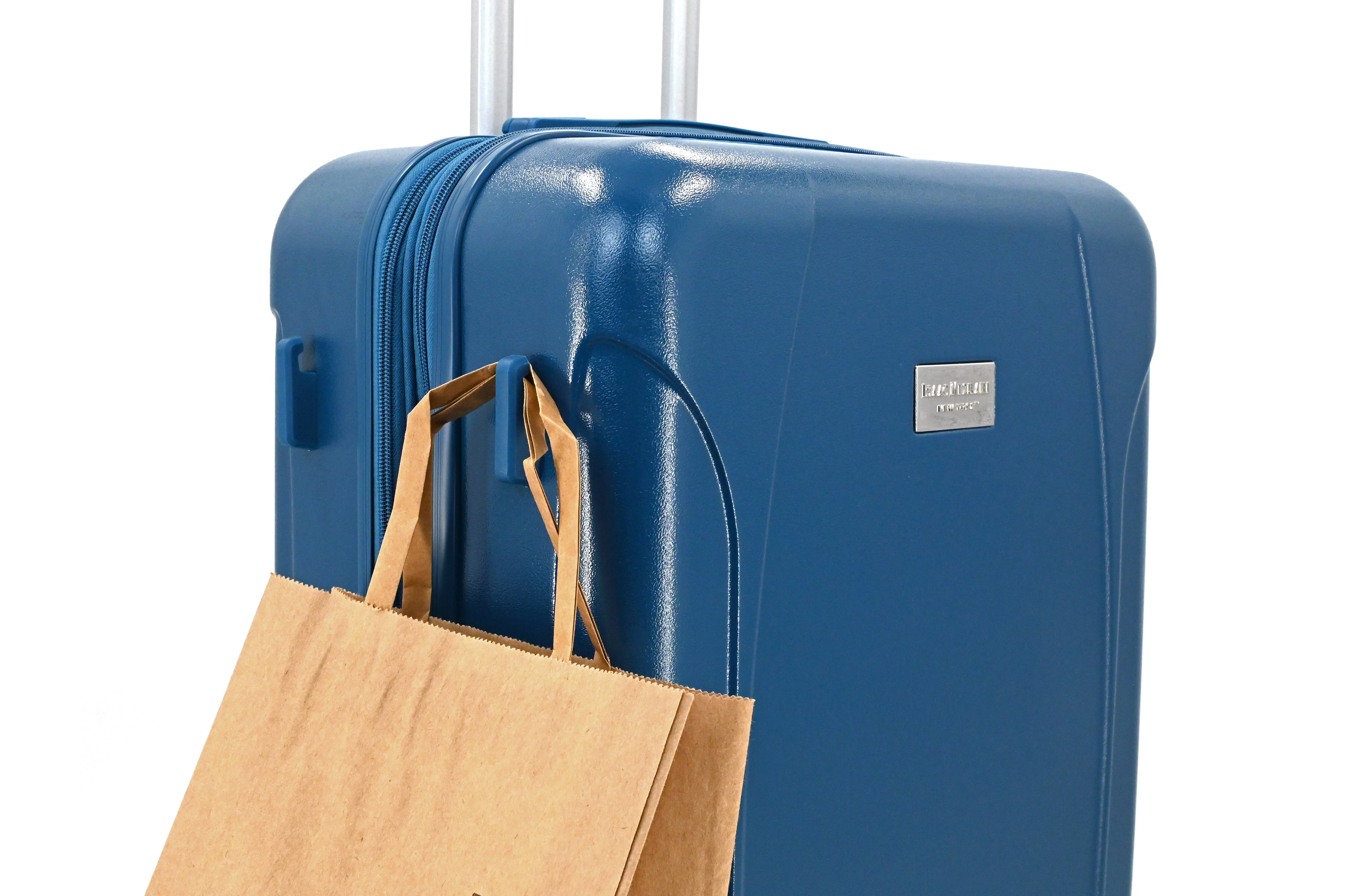 LUNA Expandable 3-Piece Spinner Luggage Set with Lock - Image 3