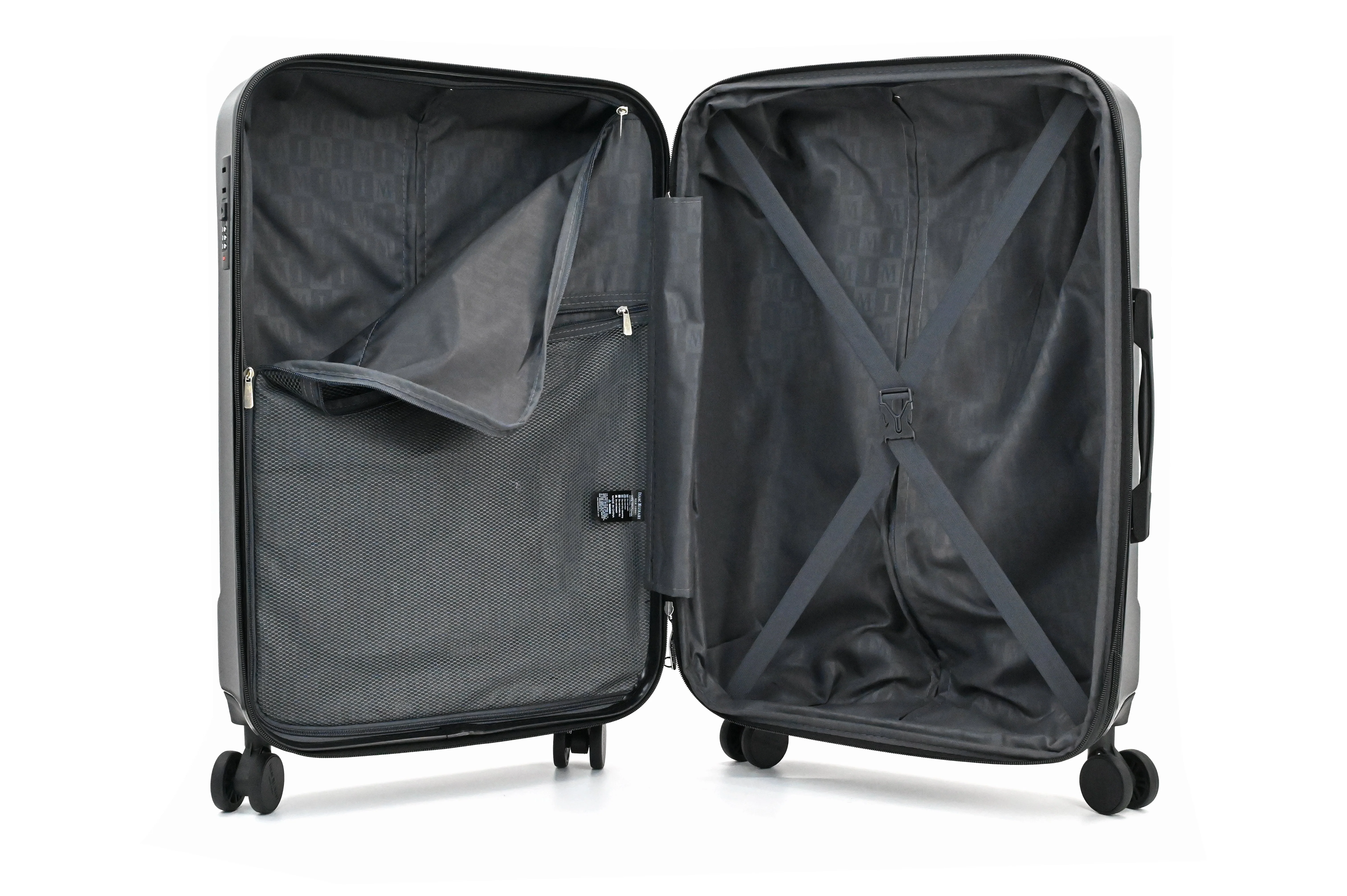 LUNA Expandable 3-Piece Spinner Luggage Set with Lock - Image 55
