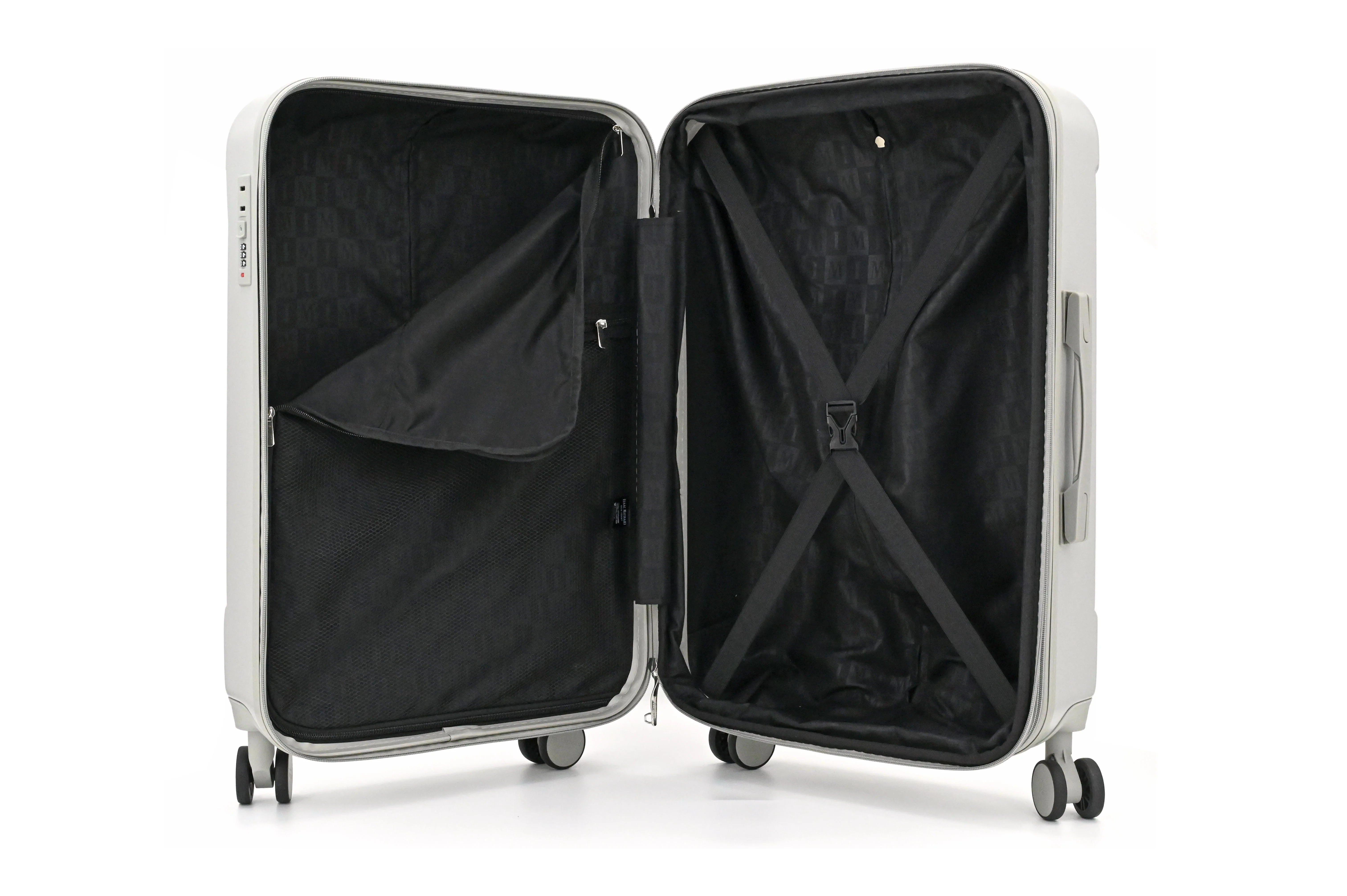 LUNA Expandable 3-Piece Spinner Luggage Set with Lock - Image 82