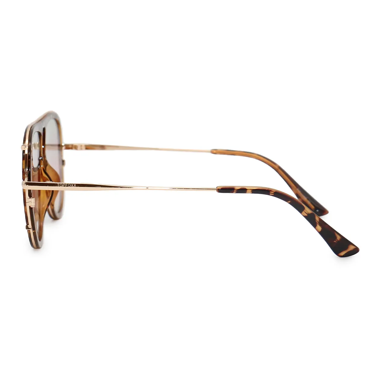 Ivy Luxe - Pride Tangle-Free Round Aviator Sunglasses - Image 5