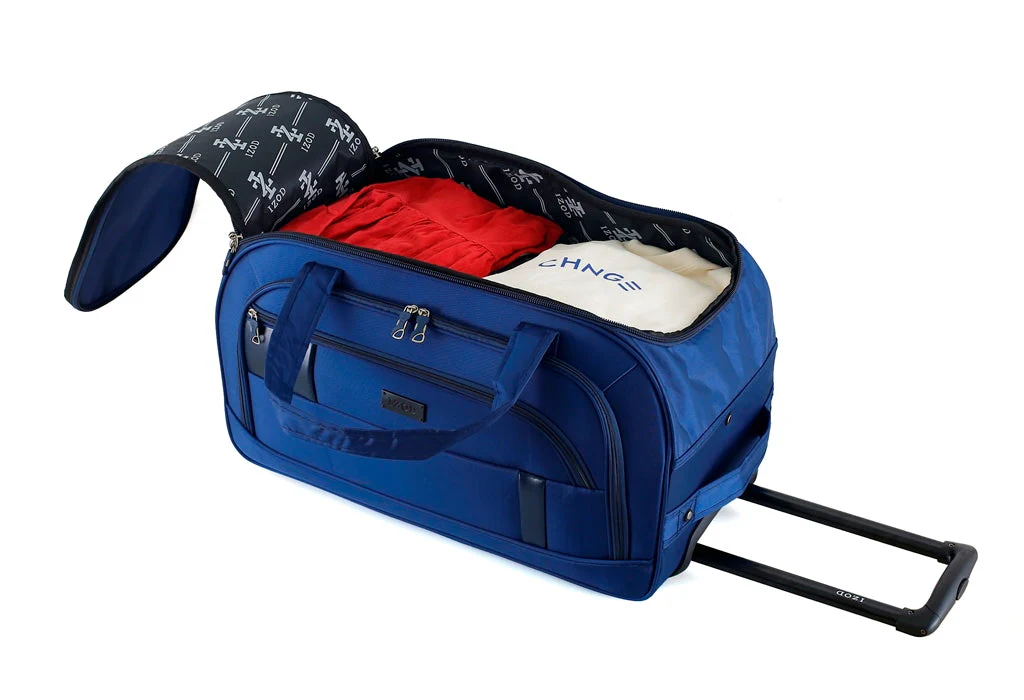 Gavin Soft shell Lightweight Duffel Rolling Bag 4 Piece Set - Image 12
