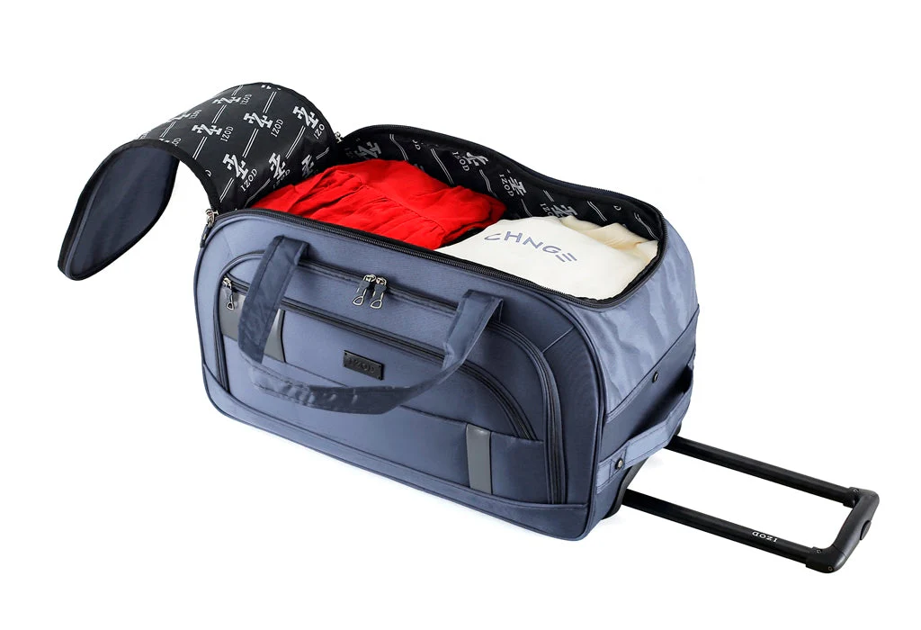 Gavin Soft shell Lightweight Duffel Rolling Bag 4 Piece Set - Image 2