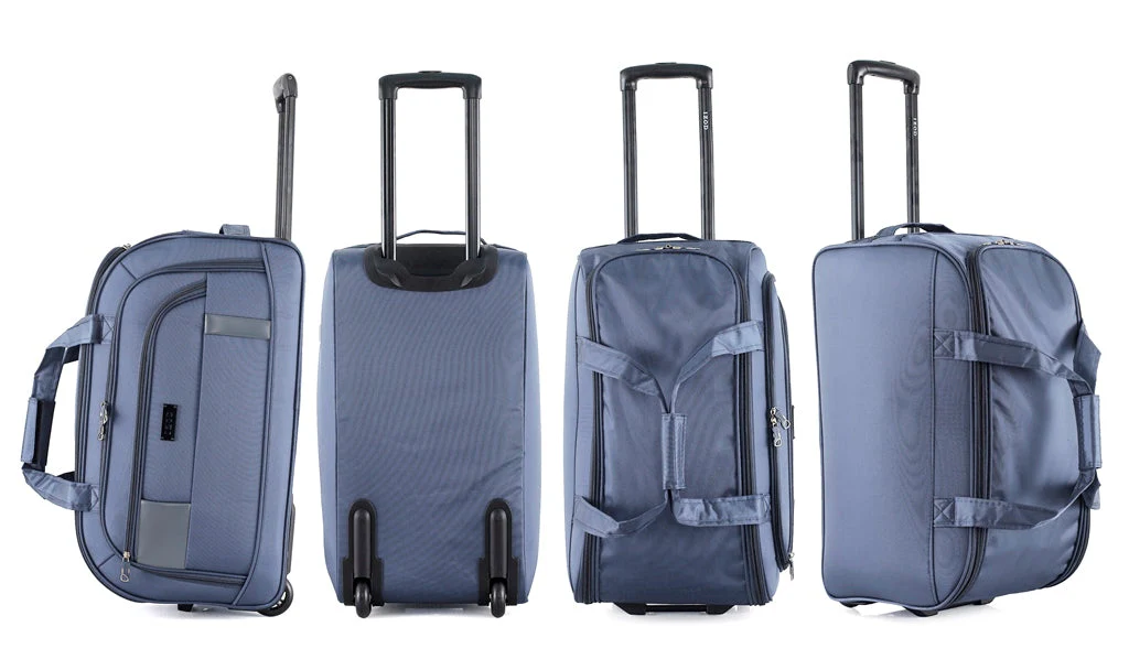 Gavin Soft shell Lightweight Duffel Rolling Bag 4 Piece Set - Image 3
