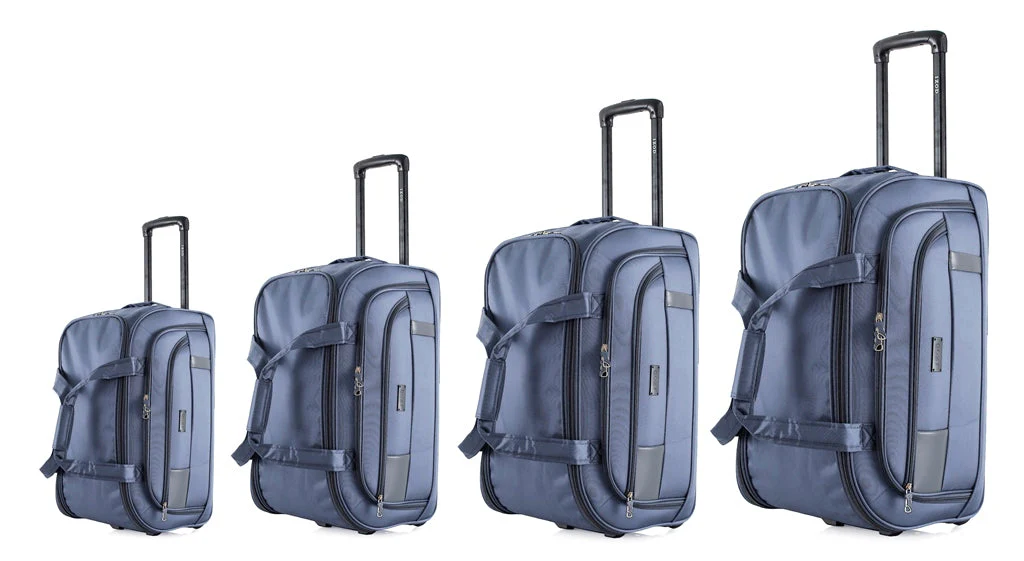 Gavin Soft shell Lightweight Duffel Rolling Bag 4 Piece Set - Image 4