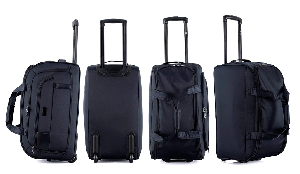 Gavin Soft shell Lightweight Duffel Rolling Bag 4 Piece Set - Image 8