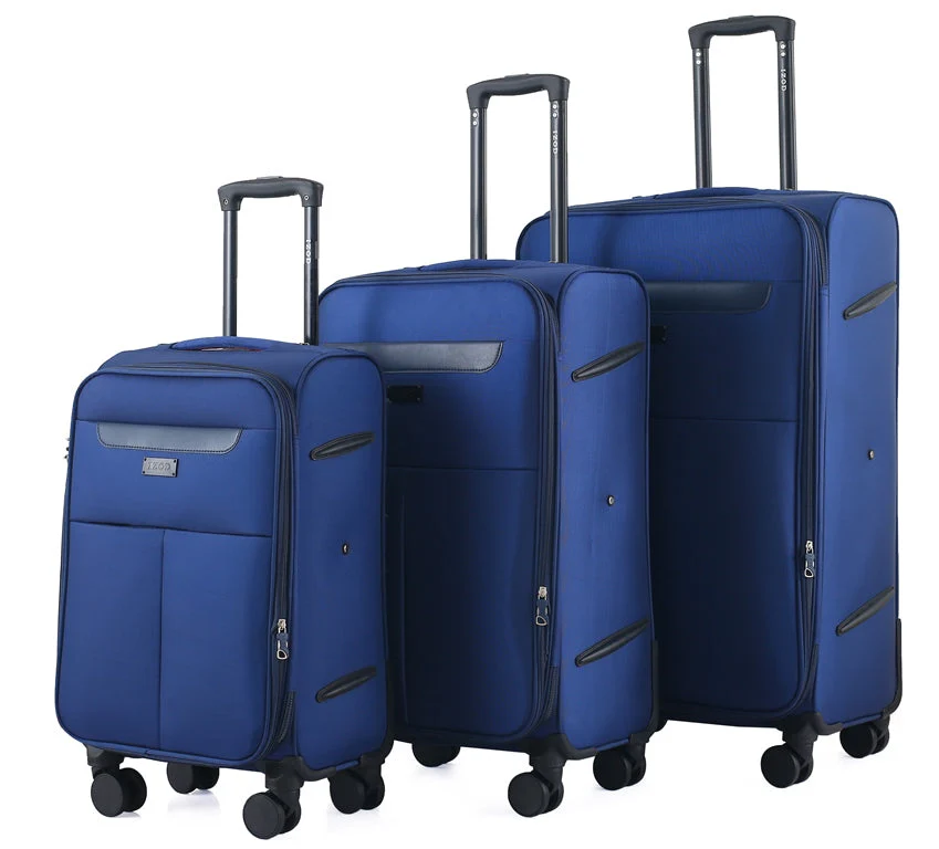 Liam Soft Shell Expandable 3 Piece Spinner Luggage Set with Lock - Image 15