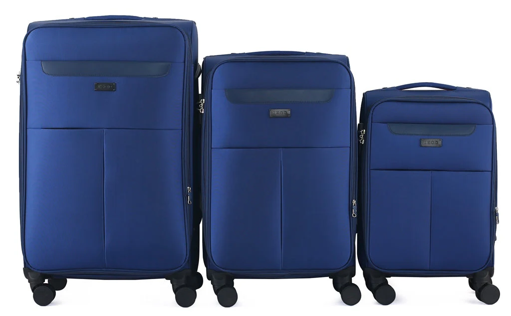 Liam Soft Shell Expandable 3 Piece Spinner Luggage Set with Lock - Image 16