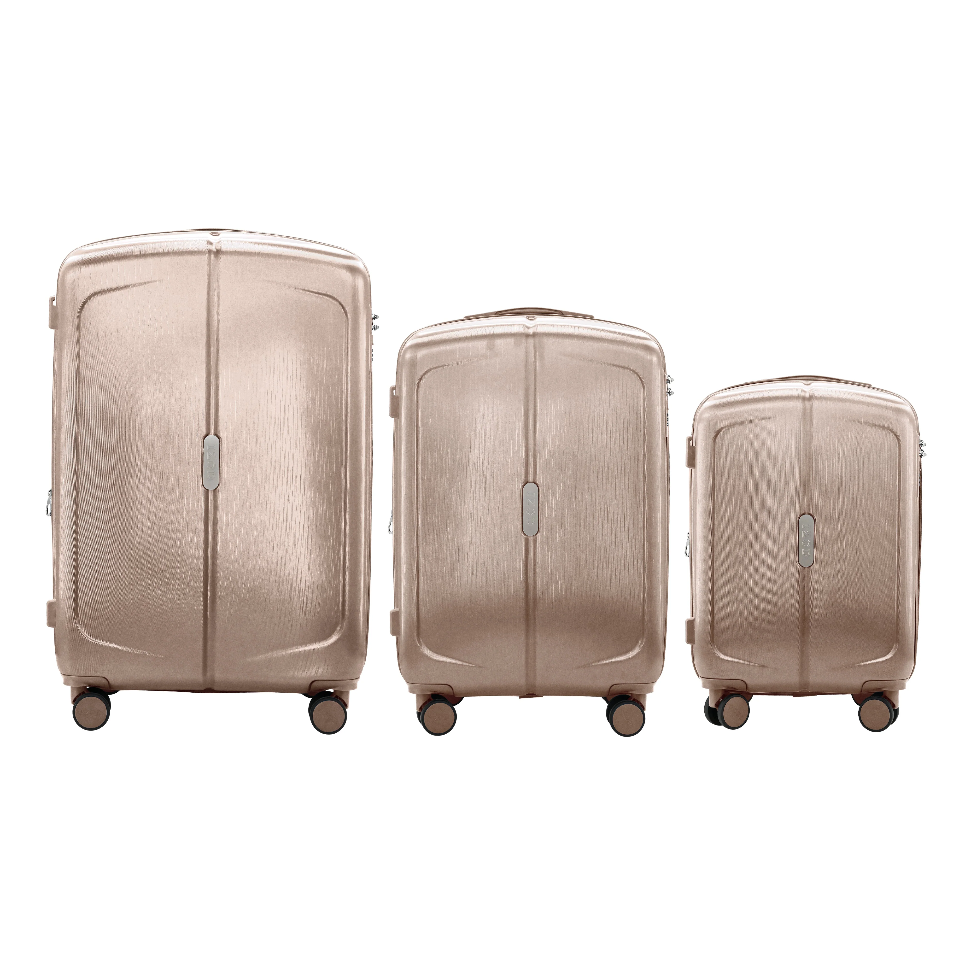 Mateo Expandable 3 Piece Spinner Luggage Set with Lock - Image 14