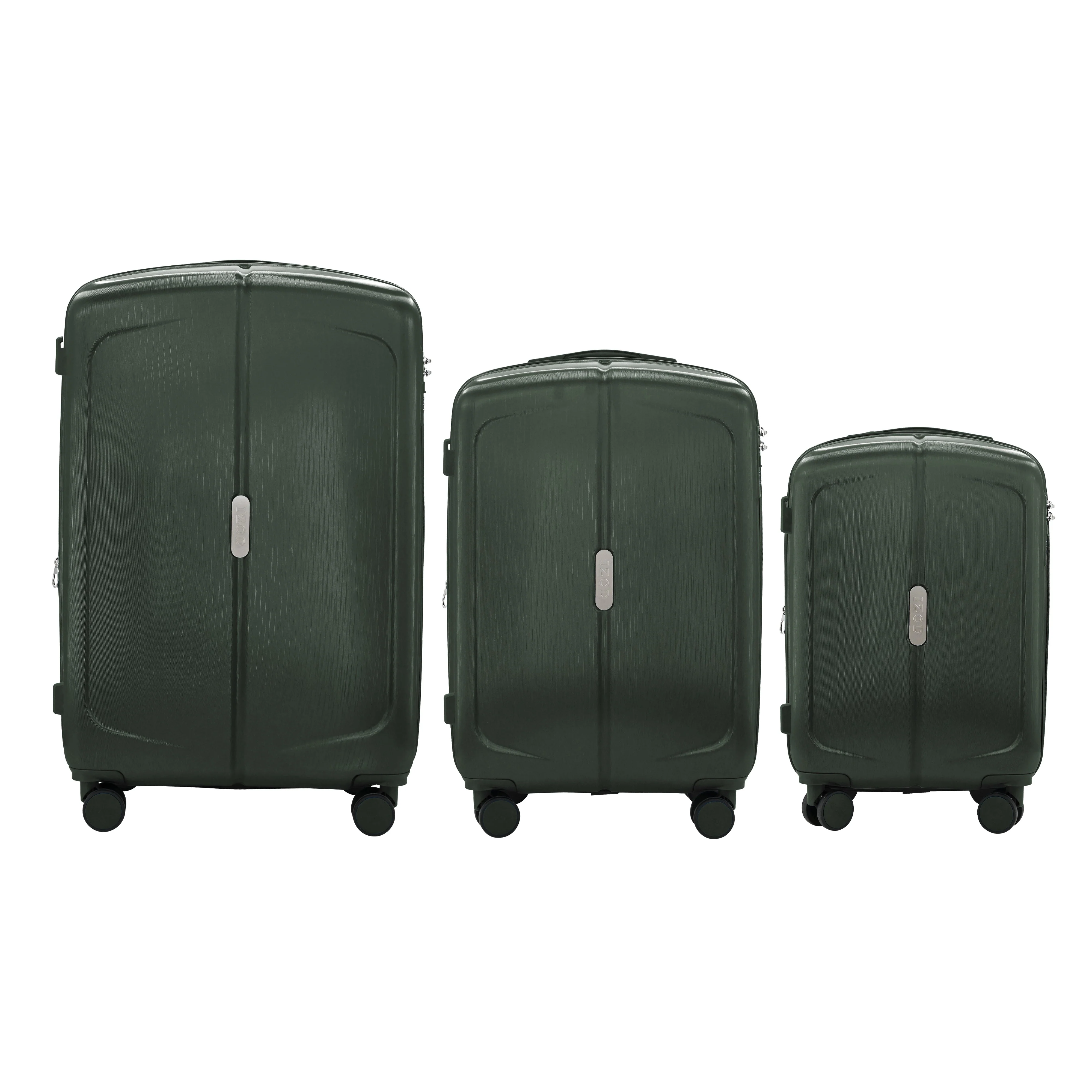 Mateo Expandable 3 Piece Spinner Luggage Set with Lock - Image 20