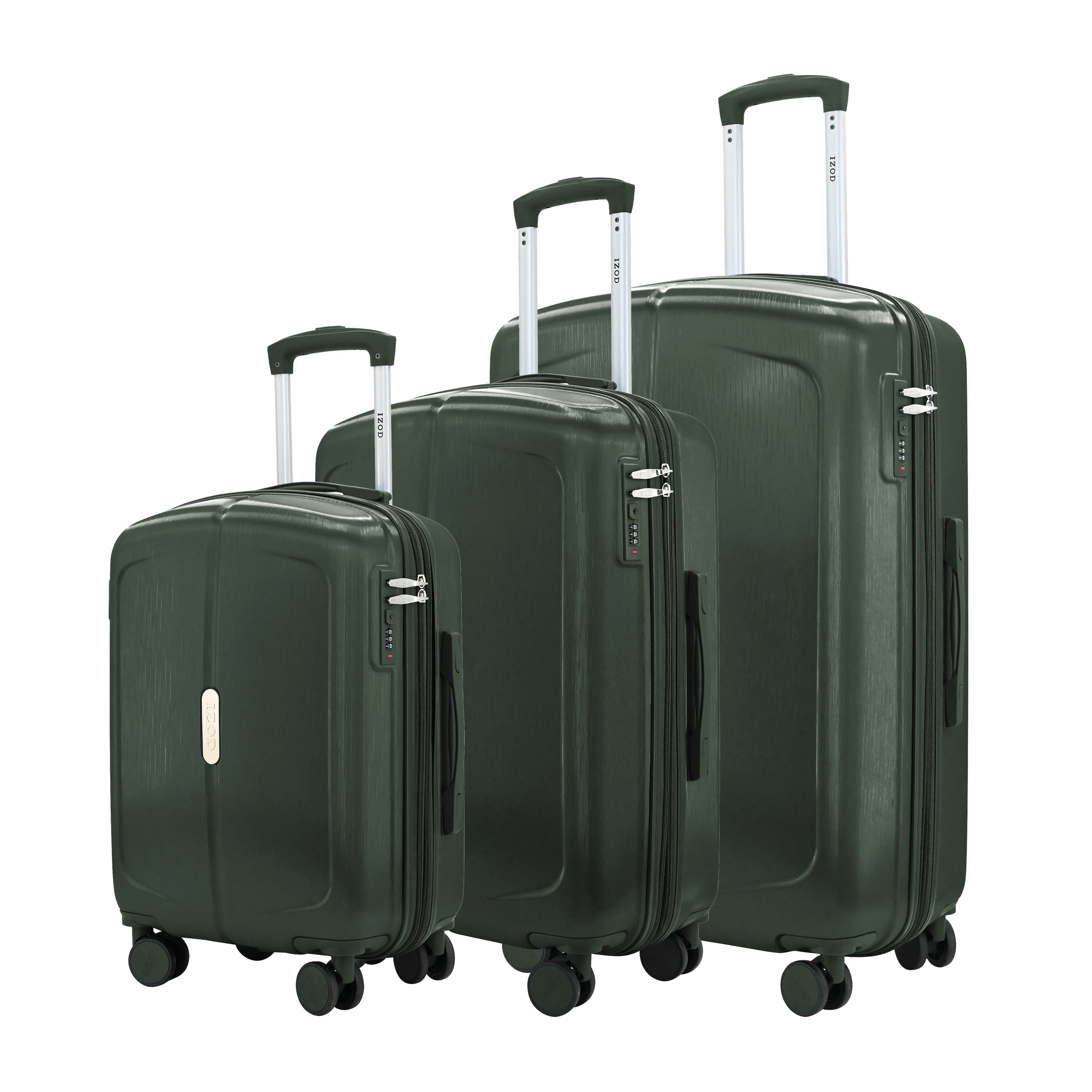 Mateo Expandable 3 Piece Spinner Luggage Set with Lock - Image 22